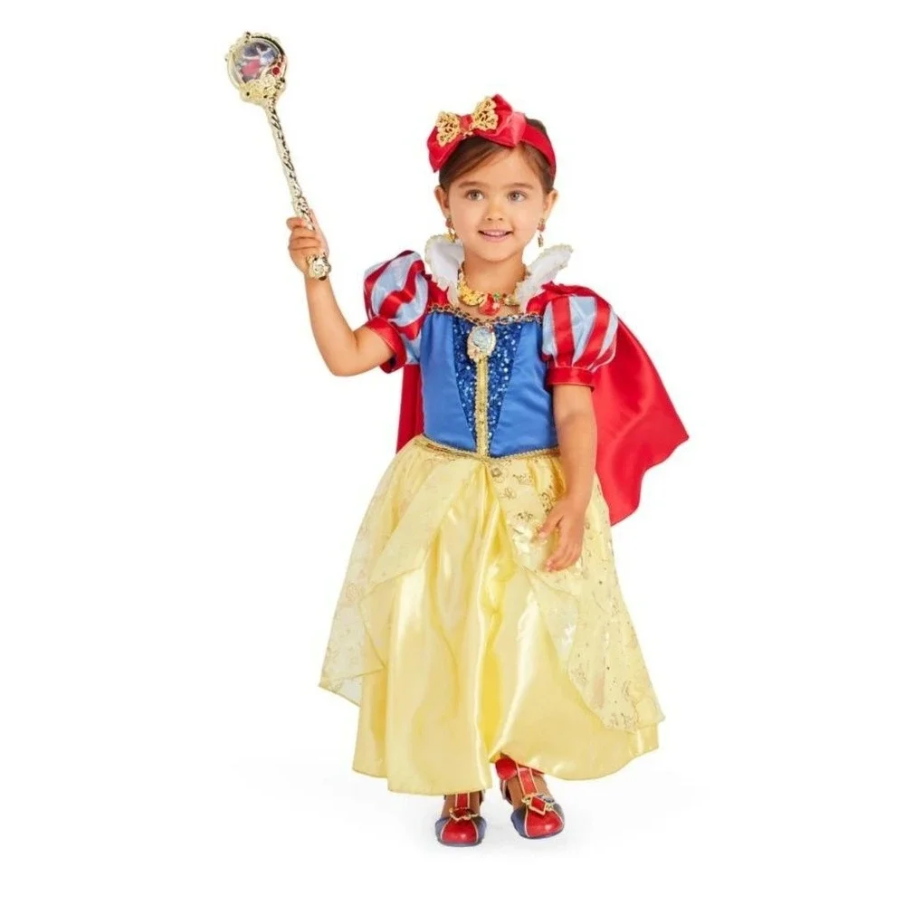 New Disney Store Girls Size XS 4 Snow White Halloween Costume